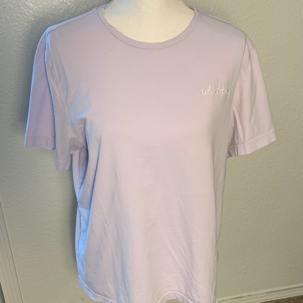 Adidas women’s medium Light Purple Tee